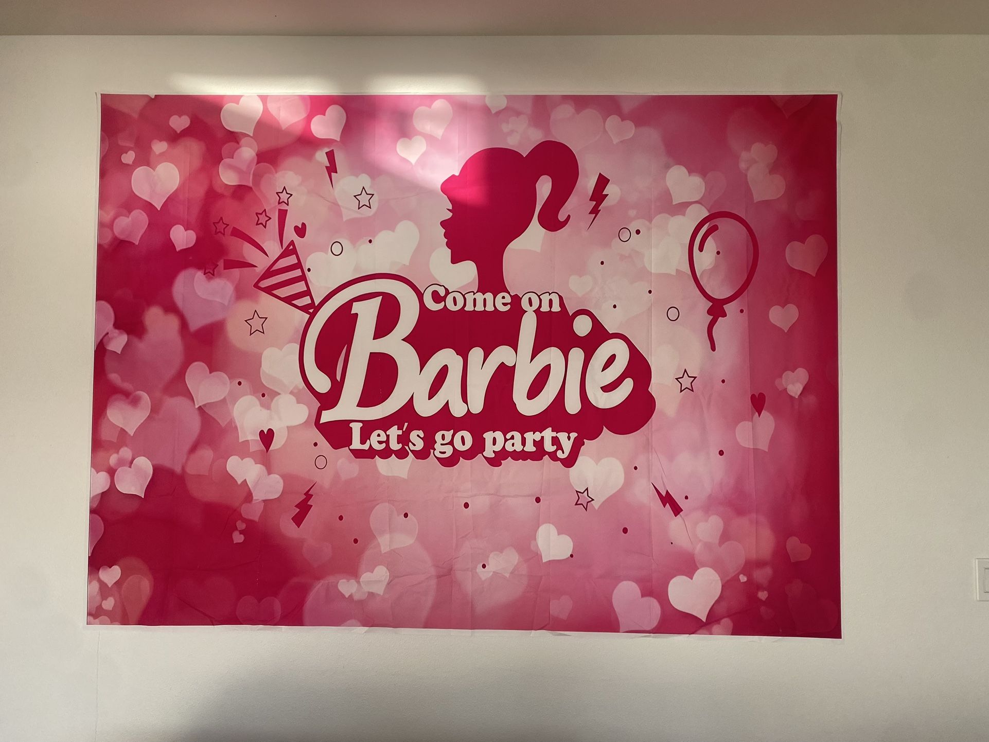 Barbie Party Sign
