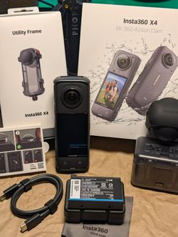 Insta360 X4 8K 360 Action Camera + Accessories