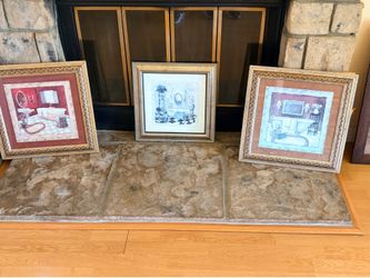 Three bathroom pictures bundle