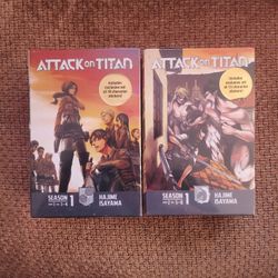 Attack On Titan Season 1 Manga Boxset Vol 1-8