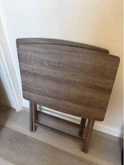Set of 2 personal folding dining tables