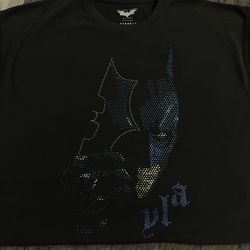 Young LA Batman Rinestone Shirt 