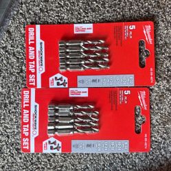 Milwaukee Drill Tap Set 