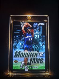 Michael Jordan Upper Deck Victory Monster Jams Card