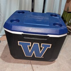 UW Washington Huskies Rolling Cooler