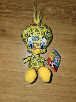 Sticker Bomb Tweety Bird Plush