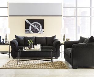 Black new sofa and love seat ***wholesale furniture center kcmo*** 39th and Main Street next to cvs