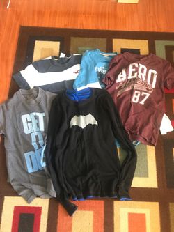 Boy size shirts