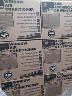 10000btu Windows Ac By GE WiFi Smart.  Complete Set New In Box With Warranty.