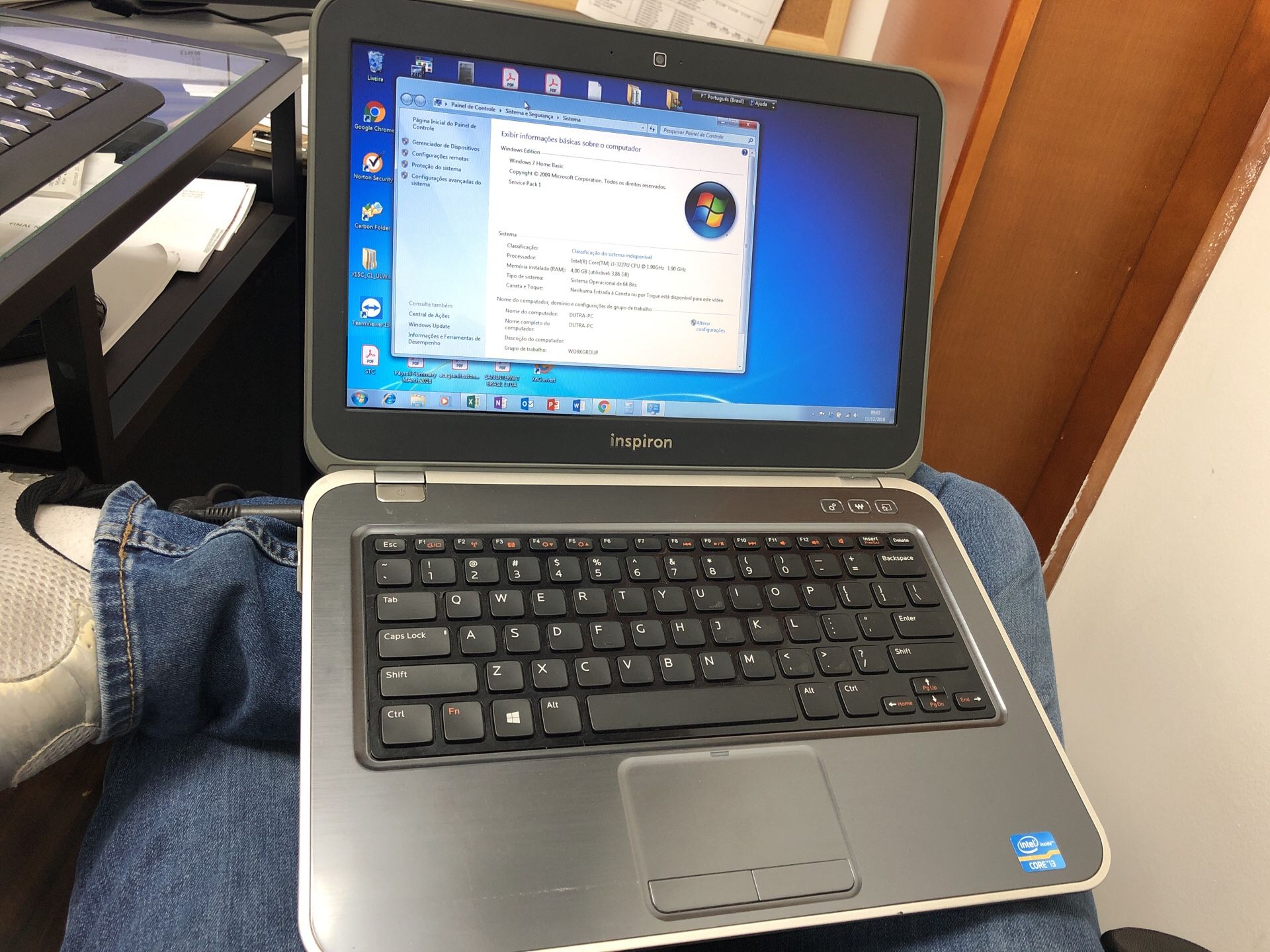 Notebook Dell Inspiron 5323 - Core I3 - 4Gb - 320HD