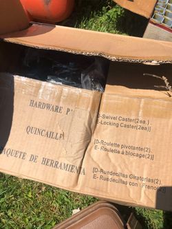 Box of Both D-Swivel And E-Locking Casters