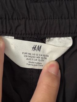 H&M Black Kids Pants Size 12