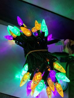 LED commercial grade Mardi Gras lights