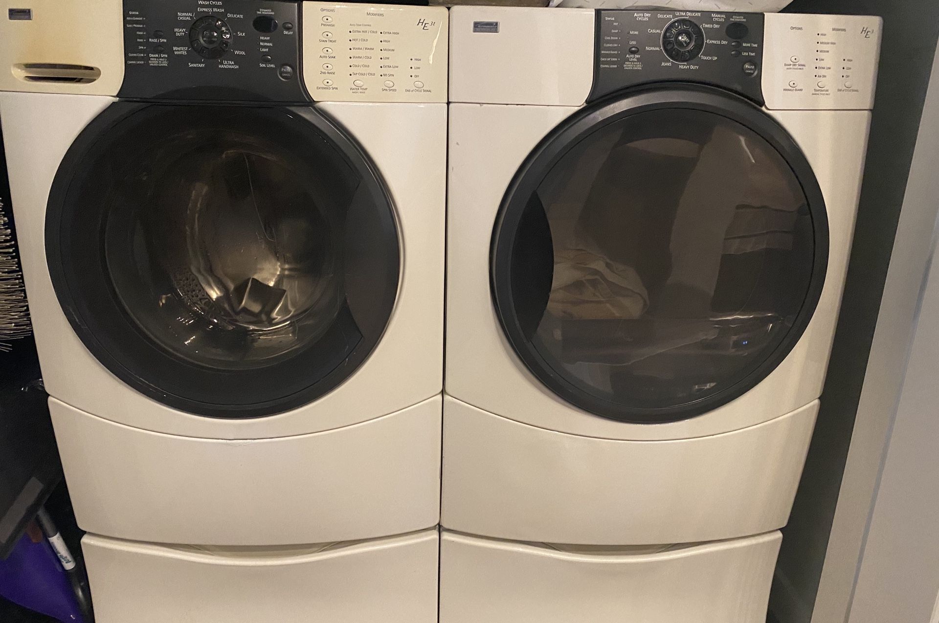 Kenmore Elite Washer and Dryer set