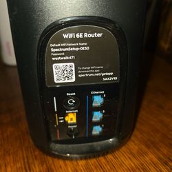 Spectrum router wifi6