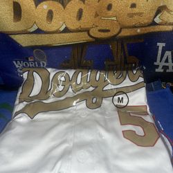 Dodgers Freddie Freeman Medium size Gold Player Jerseys Sga 6/18/25 