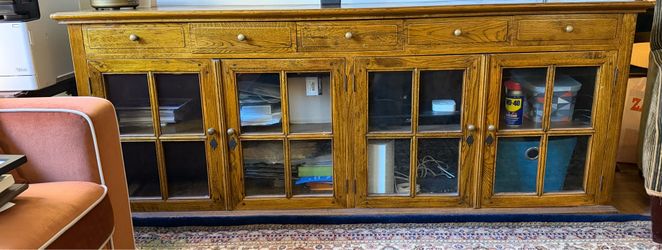 Solid Oak  Sideboard/Media Console