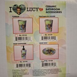 I Love Lucy Bathroom Set