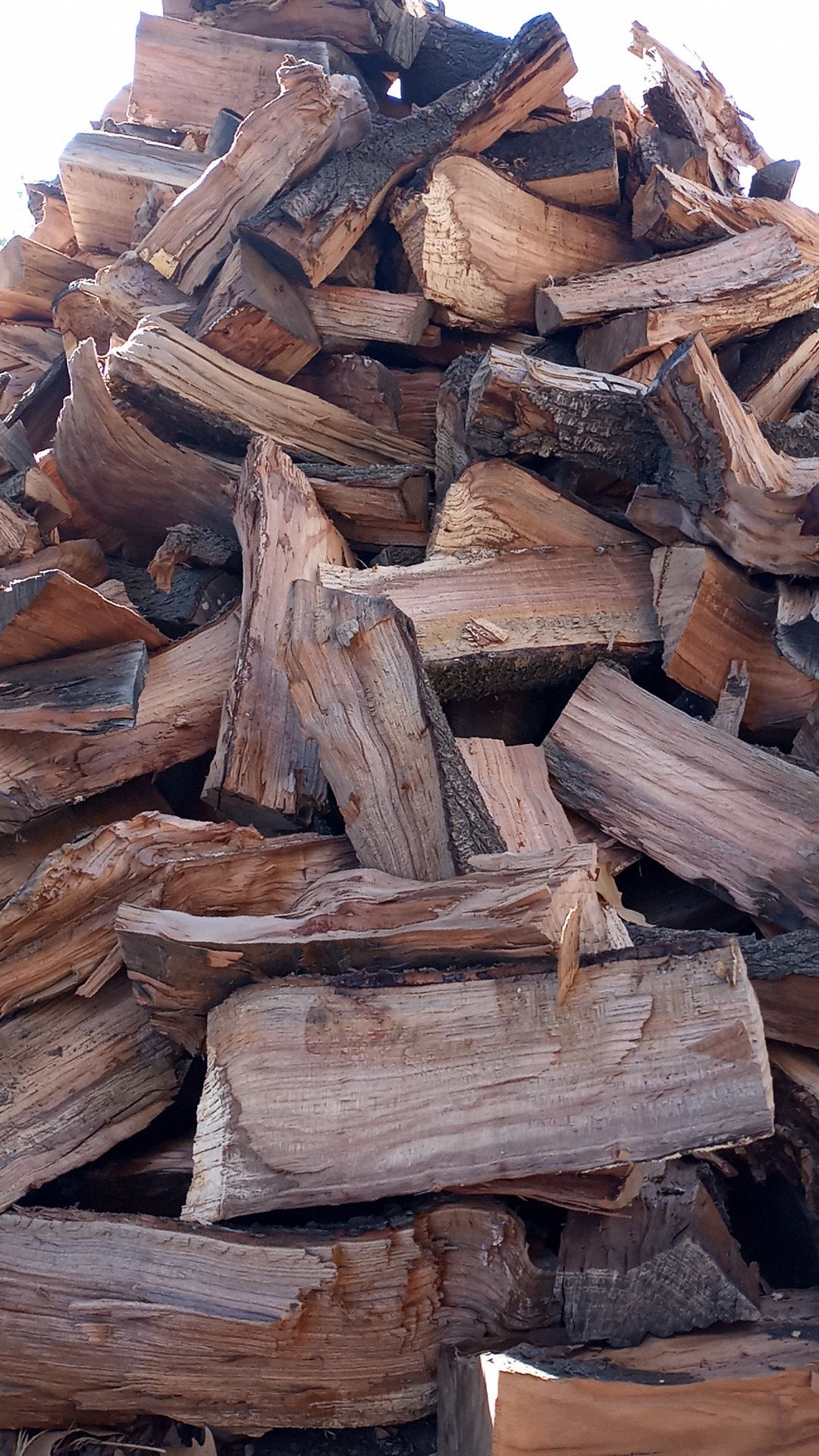 Almond firewood ready to burn $120 truck load