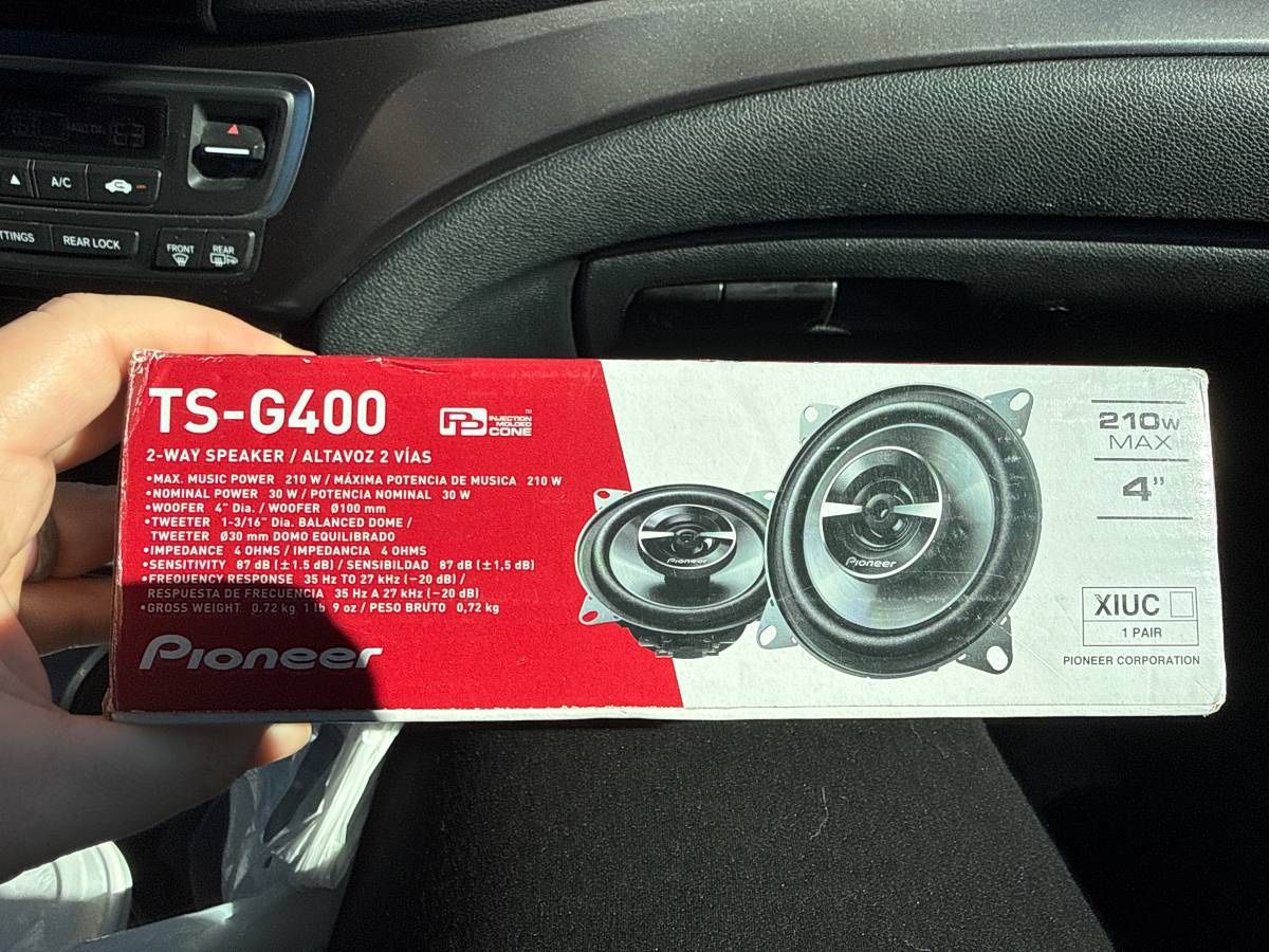 New Pioneer Speakers 4”