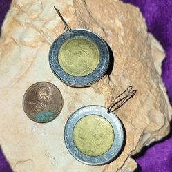 Beautiful Lire Coin Earrings