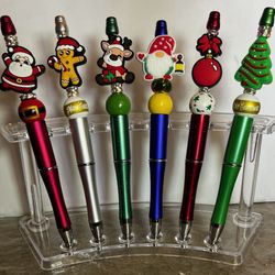 Christmas Focal Beaded Pens