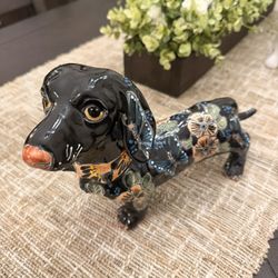 Decorative Ceramic Weiner Dog