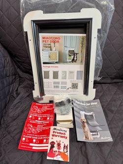 Miaotong Pet Door for Medium pet up to 40 pounds