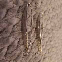 18K White Gold Plated Crawler Earrings