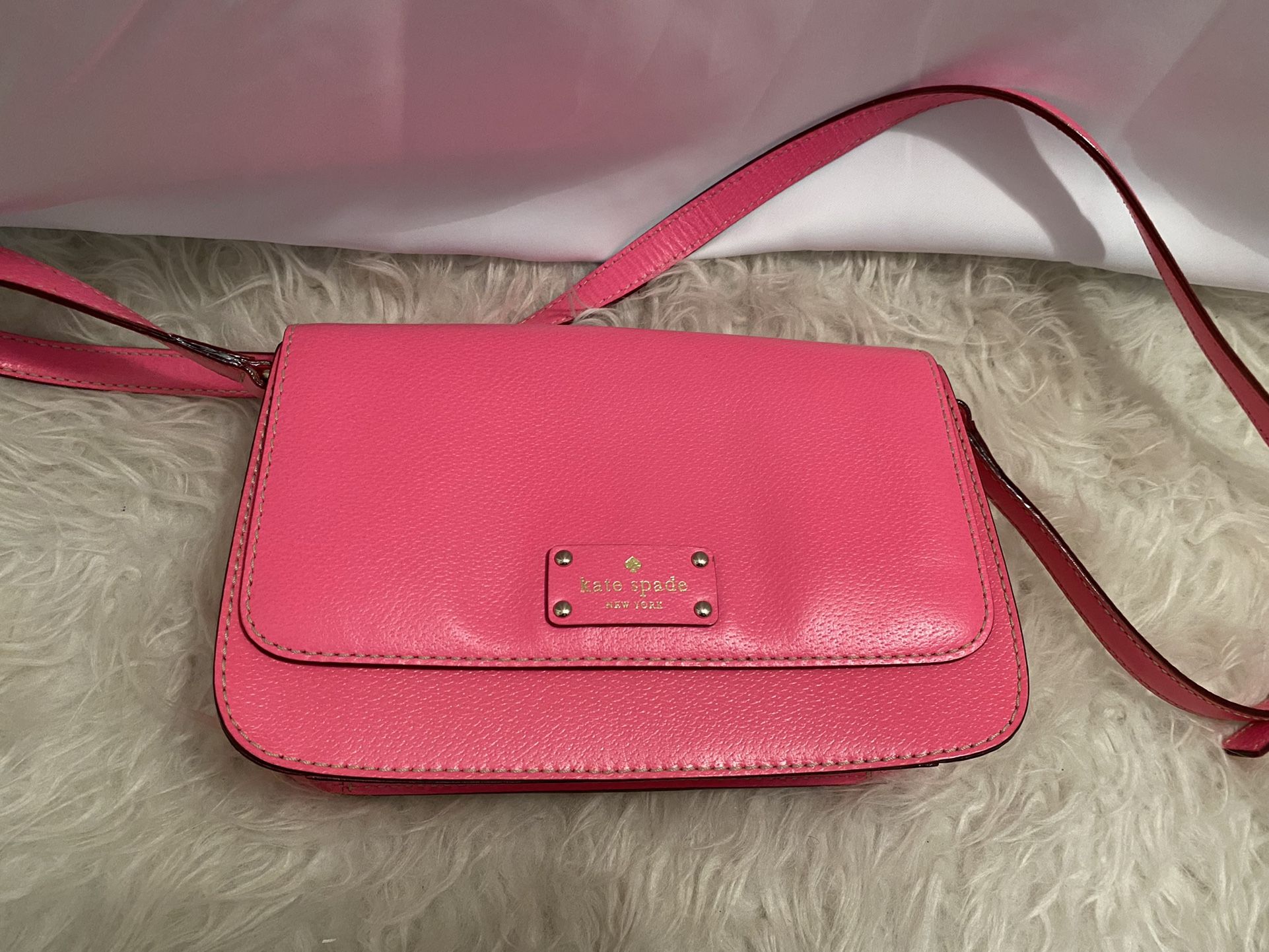 Kate Spade Pink Messenger Bag