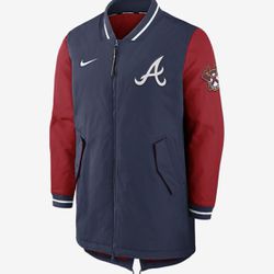 Nike Atlanta Braves mlb Jacket Sz m for Sale in Woodbridge, VA - OfferUp