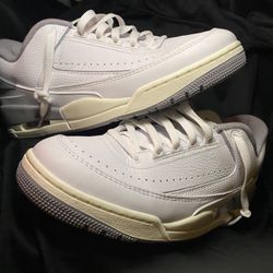 Jordan 2 White Cement 