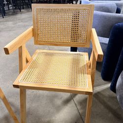 Set of 2 Rattan Dining  Chairs