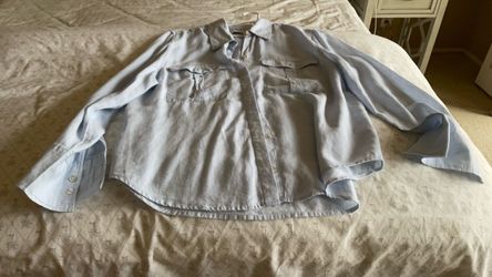 Women’s pale blue shirt