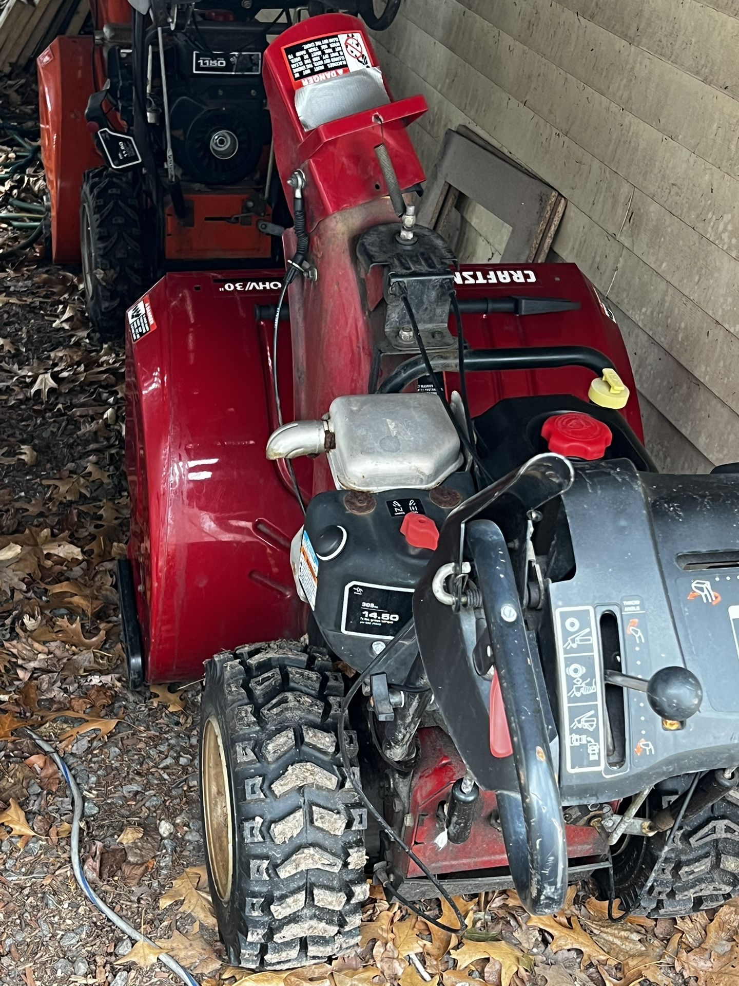 snow blower.