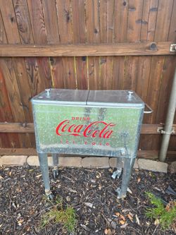 Free Coca Cola Cooler on Wheels