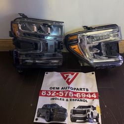 2019 2020 2021 2022 Chevy Silverado GMC Sierra Denali front right passenger side headlight led