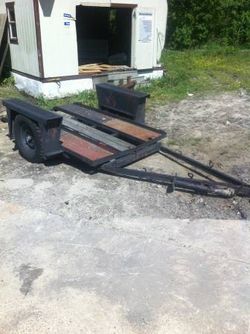 Trencher/ small tractor trailer