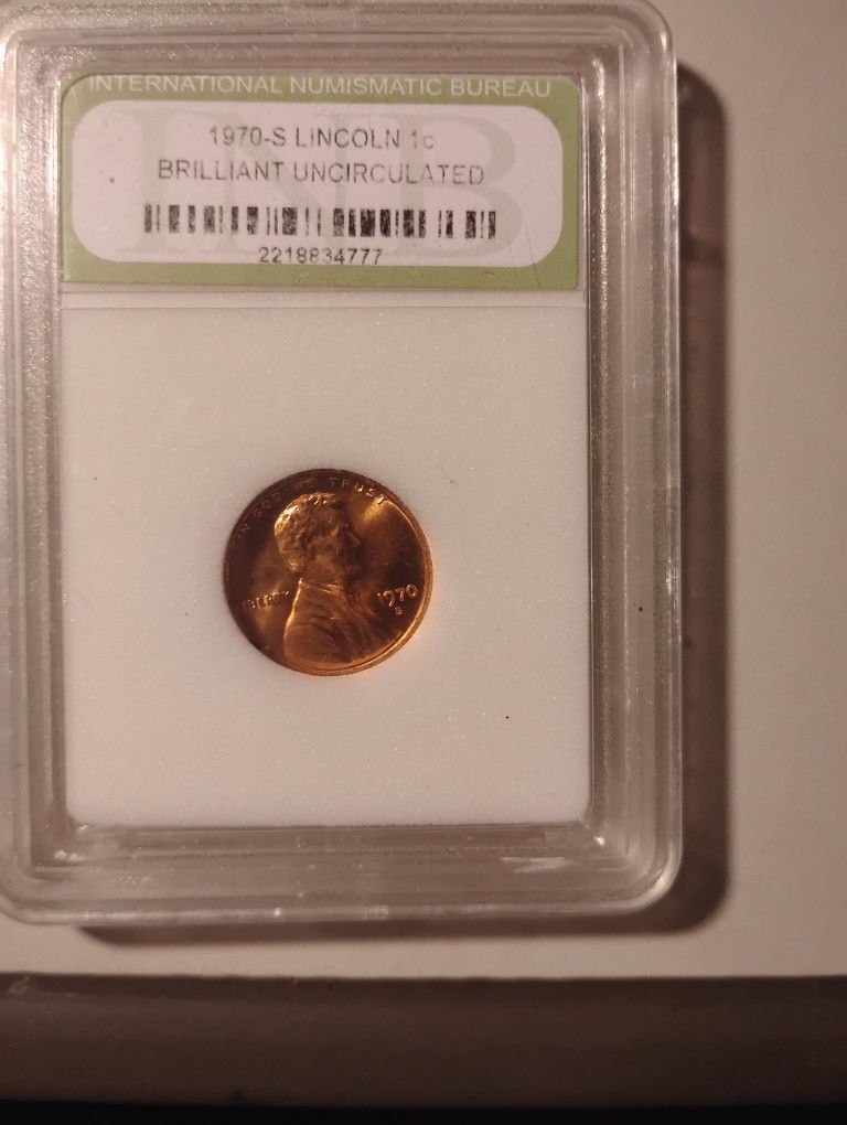 Error 1970 S Brilliant Uncirculated. 