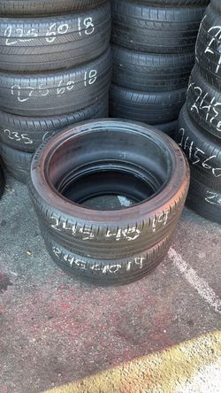 245/40/19 Michelin pair available