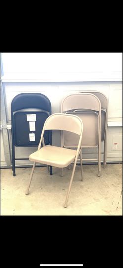 Metal chairs ( pack of 4 chairs $55)