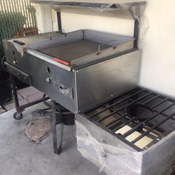 NEW CART (plancha azador quemador para carnitas 