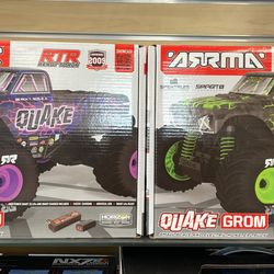 Arrma Quake Grom 4x4 1/16 RTR Brushed Monter Truck