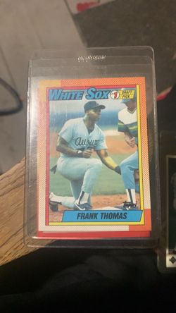 1990 Topps Frank Thomas Rookie Card White Sox