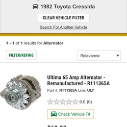 1982 Toyota Cressida Alternator