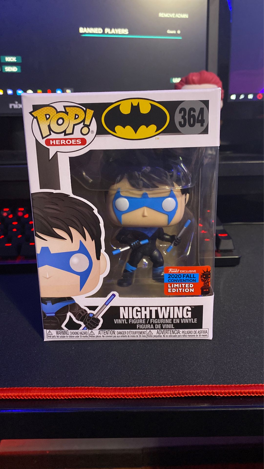 Nightwing NYCC EXCLUSIVE Funko Pop