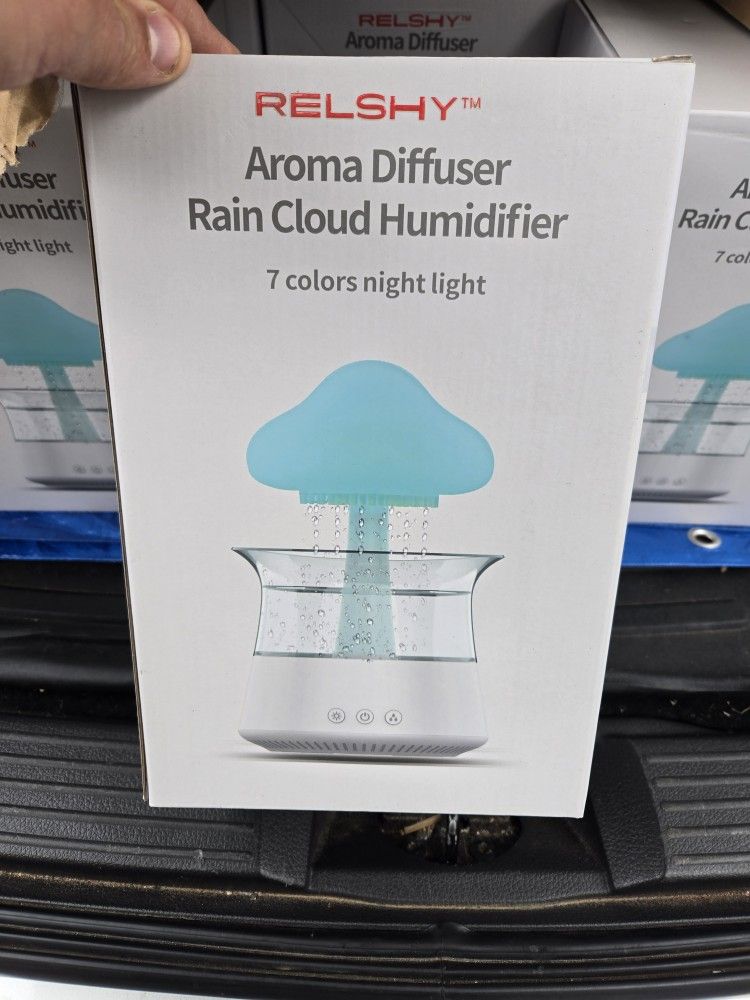 Brand New Aroma Diffuser Rain Cloud Humidifiers. Multiple Available