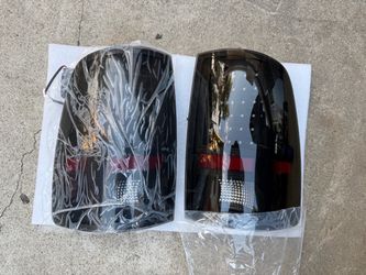 09-18 Dodge Ram Black Smoke LED Tail Lights