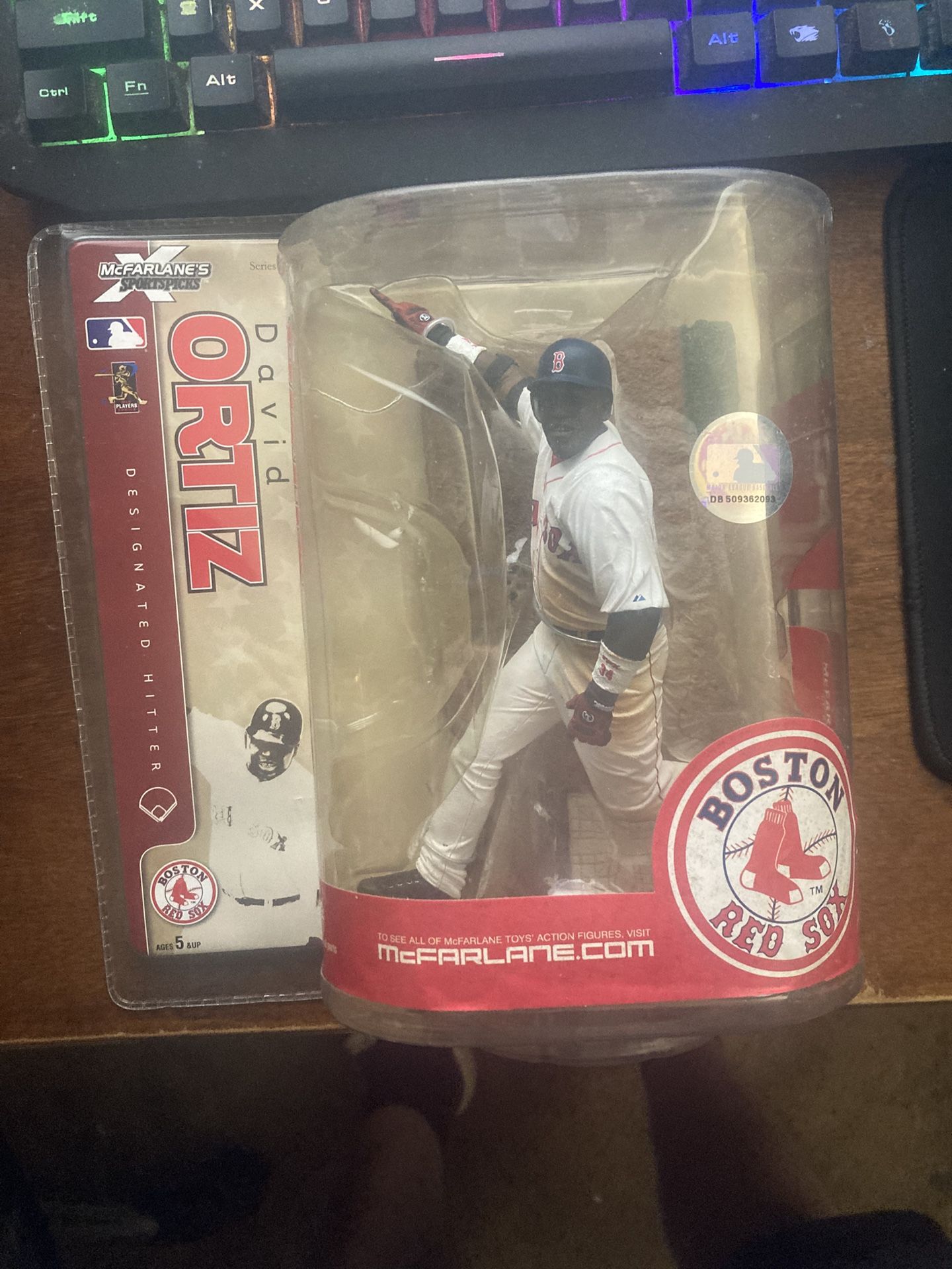 David Ortiz McFarlane 2007 Figure White Uniform