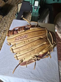 Wilson A2000 model 1799 (12.75inch) glove and Evo Shield gear